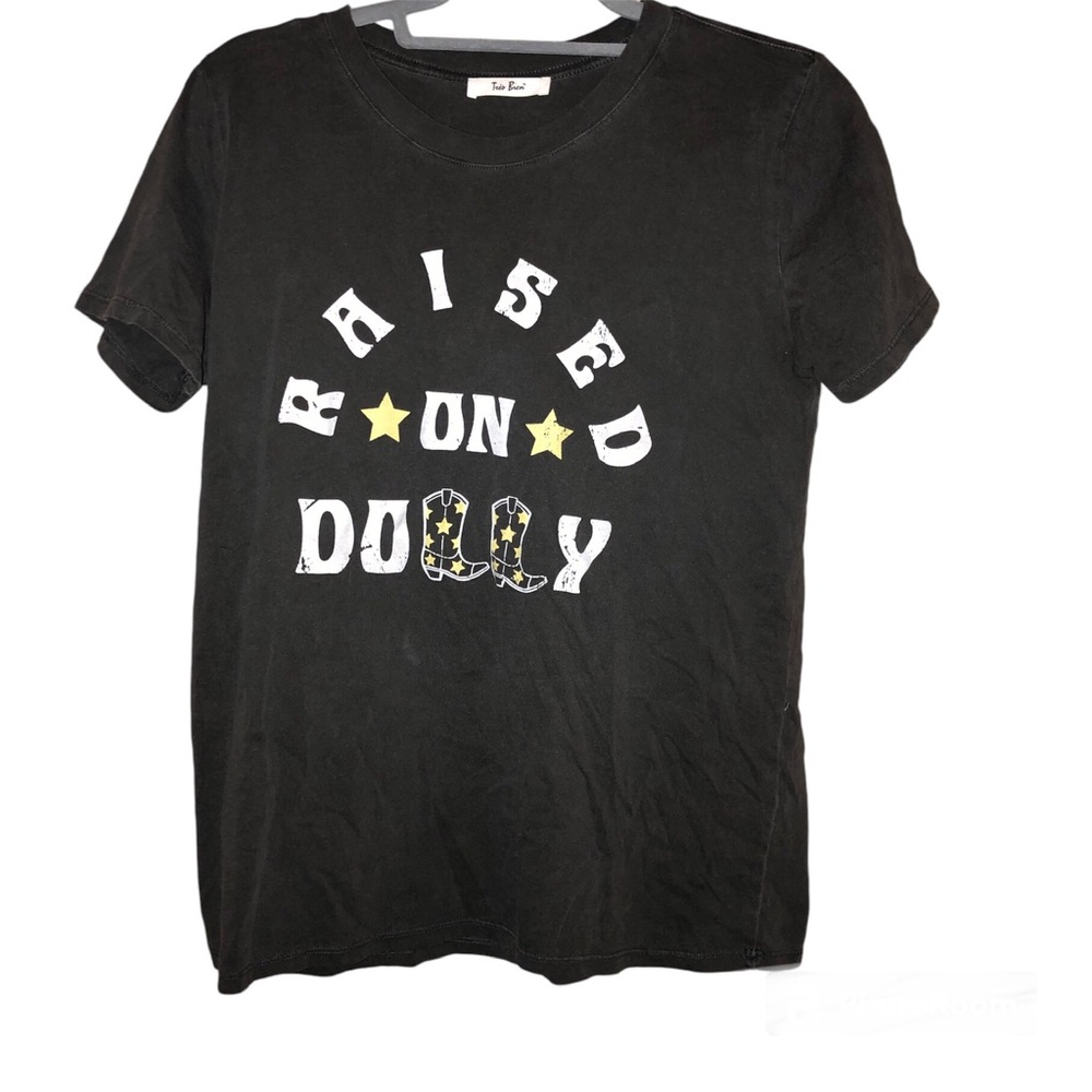 Tres Bien Raised on Dolly Shirt Grey Charcoal‎ small